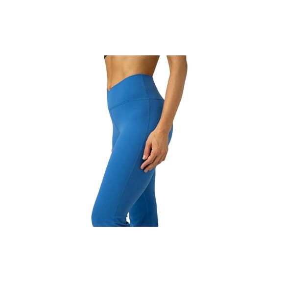 Colorfulkoala Leggings Women SZ S Blue Crossover Flare High Waist Tummy Control - Picture 3 of 8